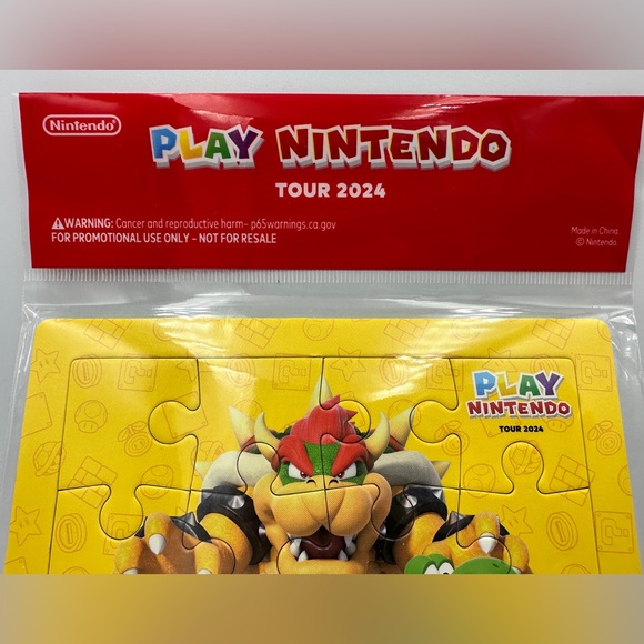 Lot of 5 - NEW Play Nintendo Tour 2024 Swag Puzzle Super Mario Bros Brothers - Picture 3 of 7